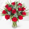 12 Red Roses - Valentine's Flowers - Valentine's Day Flowers - Red Roses - Valentine's Roses - Red Roses Bouquet - Valentine's Day Roses