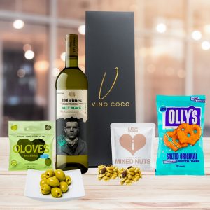 19 Crimes Sauvignon Blanc & Red Wine Savoury Snacks Gift Sets (Sauvignon Blanc)