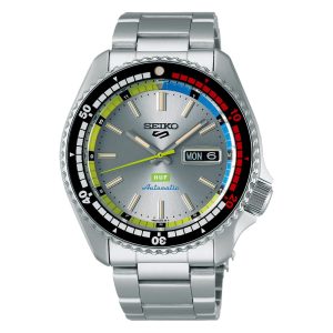 5 Sports X HUF Limited Edition Collaboration II 42.5mm Bracelet Strap Mens Watch Silver