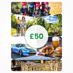 £50 Experience Day Super-Choice Gift Card | 1200 Options | Huge Choice - Supercar Driving, Spa Days, Hotel Breaks, Dining Out, Afternoon Teas & More