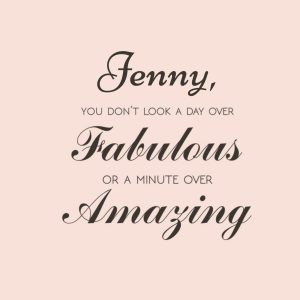 All Things Banter Gift Delivery Typographic You Don't Look A Day Over Fabulous Birthday Card