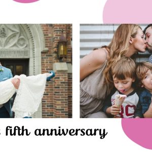 Anniversary Light Blue Coffee Mug 11oz, Gifts Pink