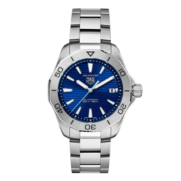 Aquaracer Professional 200 Solargraph 40mm Mens Watch Blue