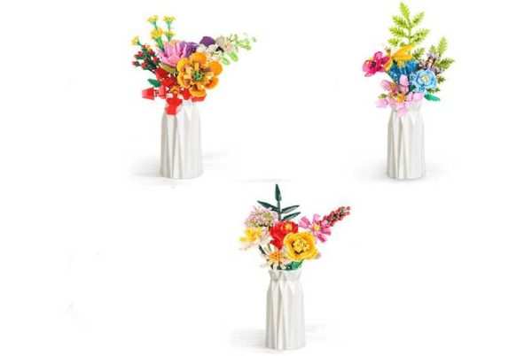 Artificial Diy Bouquet Building Blocks | Wowcher