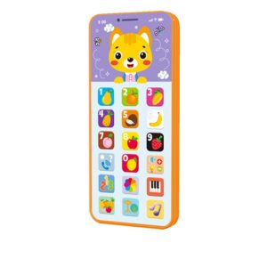 Baby Early Learning Smartphone Toy In Orange Or Indigo | Wowcher