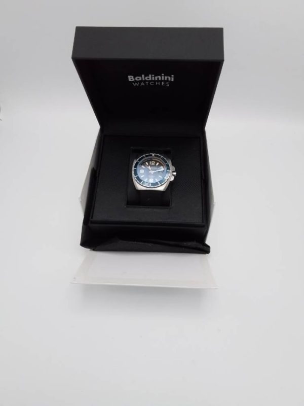 Baldinini Men's Acqua Rubber Black Dial Watch
