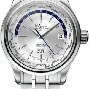 Ball Watch Company Trainmaster Worldtime - Silver