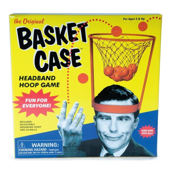 Basket Case Headband Hoop Game - Novelty Gifts - Fun Indoor Basket Ball Game