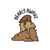 Bearly Awake Personalised Travel Mug 16oz (473ml), Gifts Brown