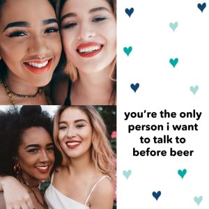 Beer Love Personalised Pint Glass, Gifts Light Blue