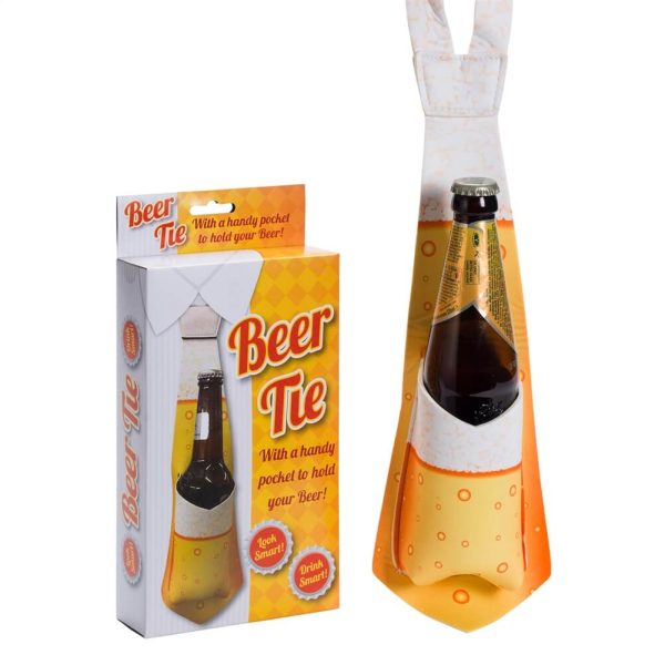Beer Tie - Gift Ideas - Fun And Quirky Beer Tie, Ideal For BBQs, Weddings And More