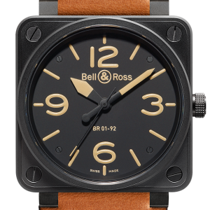 Bell & Ross Watch BR 01 92 Type Aviation Heritage - Black