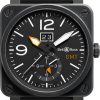 Bell & Ross Watch BR 03 51 GMT Carbon - Black
