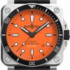 Bell & Ross Watch BR 03 92 Diver Orange Limited Edition - Orange