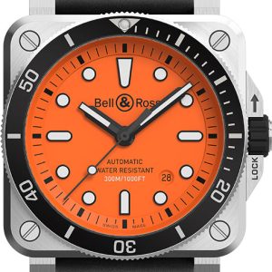Bell & Ross Watch BR 03 92 Diver Orange Limited Edition - Orange