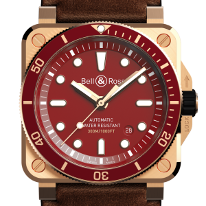 Bell & Ross Watch BR 03 92 Diver Red Bronze Limited Edition - Red