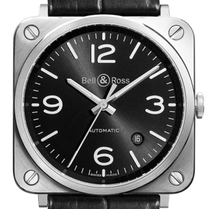 Bell & Ross Watch BRS 92 Officer Black - Black