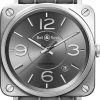 Bell & Ross Watch BRS Officer Ruthenium - Ruthenium