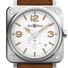 Bell & Ross Watch BRS Quartz White Heritage - White