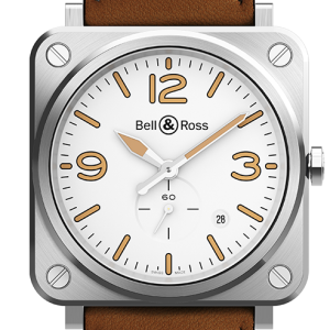 Bell & Ross Watch BRS Quartz White Heritage - White
