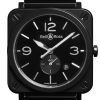 Bell & Ross Watch Black Ceramic Quartz - Black