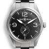 Bell & Ross Watch Vintage BR 123 Officer Black Bracelet D - Black