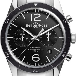 Bell & Ross Watch Vintage BR 126 Black Bezel - Black