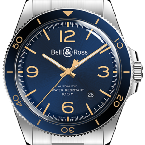Bell & Ross Watch Vintage BR V2-92 Aeronavale D - Blue