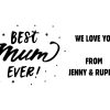 Best Grandma Dots Personalised Travel Mug 16oz (473ml), Gifts Black