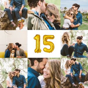 Birthday Balloons 18x18" Medium Photo Cushion (45x45cm), Gifts Gold