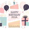 Birthday Festive 1.25" Button Pin Badge, Gifts Multi