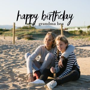 Birthday Script 18x18" Medium Photo Cushion (45x45cm), Gifts Black