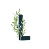 Blueberry Bush Monogram Personalised Water Bottle, 18oz (500ml), Gifts Green