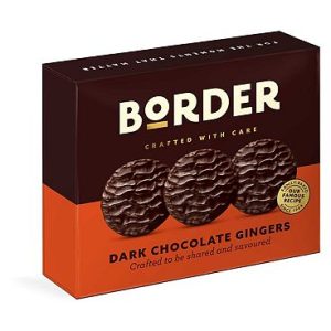 Border Biscuits Dark Chocolate Ginger Biscuits Gift Box 255g