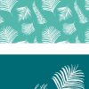 Botanical Accents Personalised Playing Cards, Gifts Green