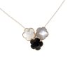 Bouquet Lunaire Necklace in 18ct Rose Gold with Multistones and White Diamonds