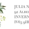 Bouquet Return Address Labels, Card & Stationery White