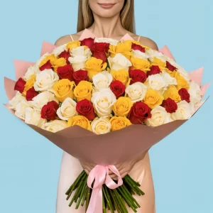 Bouquet of 100 Mix roses