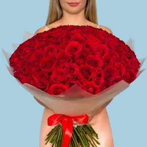 Bouquet of 100 roses