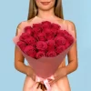 Bouquet of 20 Hot Pink roses