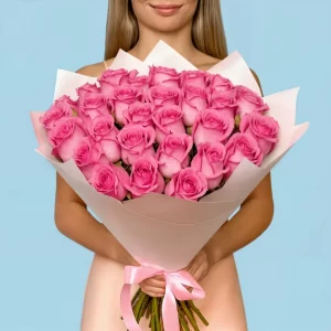 Bouquet of 35 Pink roses