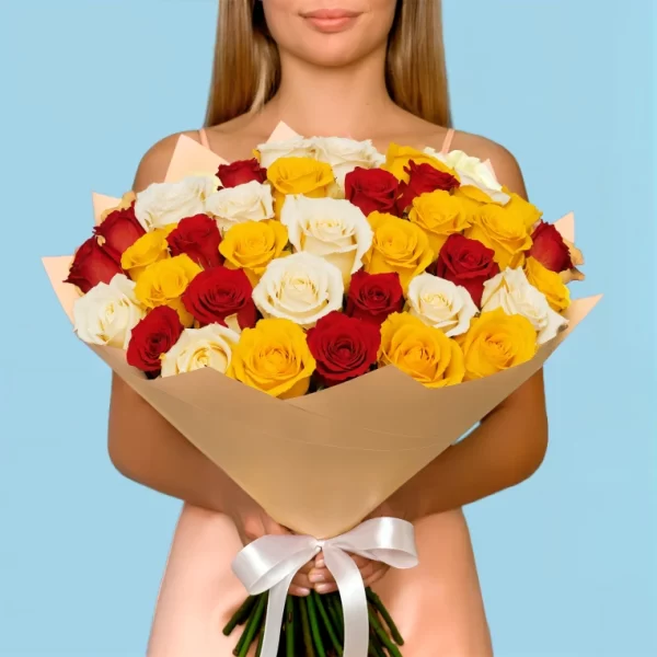 Bouquet of 50 Mix roses