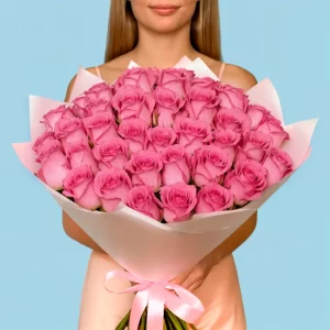 Bouquet of 50 Pink roses