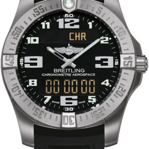 Breitling Watch Aerospace Evo Titanium Diver Pro III Tang Type - Black