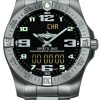 Breitling Watch Aerospace Evo Titanium Professional III Bracelet - Black
