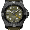 Breitling Watch Avenger Automatic GMT 45 Night Mission Leather Tang Type Limited Edition - Green