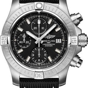 Breitling Watch Avenger Chronograph 43 Folding Clasp - Black