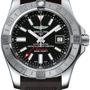 Breitling Watch Avenger II GMT Volcano Black - Black