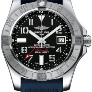 Breitling Watch Avenger II GMT Volcano Black - Black