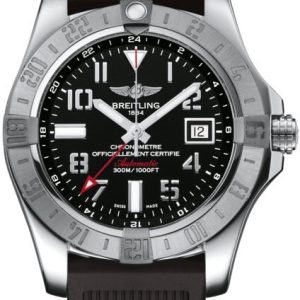 Breitling Watch Avenger II GMT Volcano Black - Black